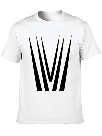 Black Geometric Design Tee