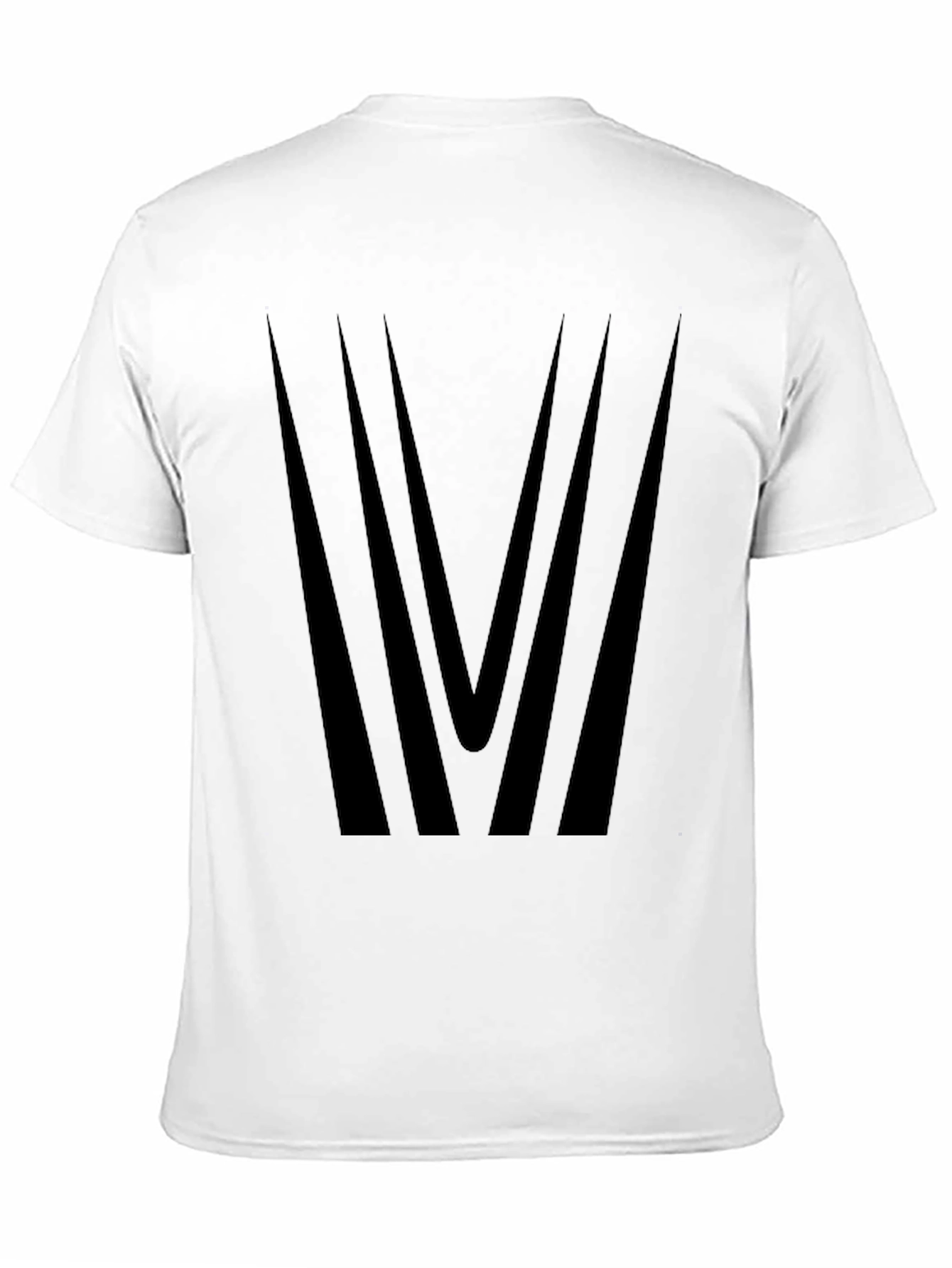 Black Geometric Design Tee