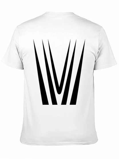 Black Geometric Design Tee