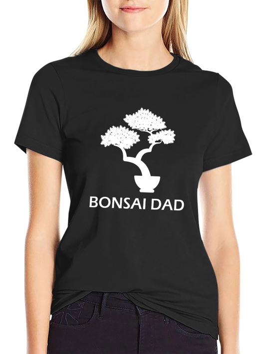 Bonsai Dad Graphic Tee - Black Cotton T-Shirt