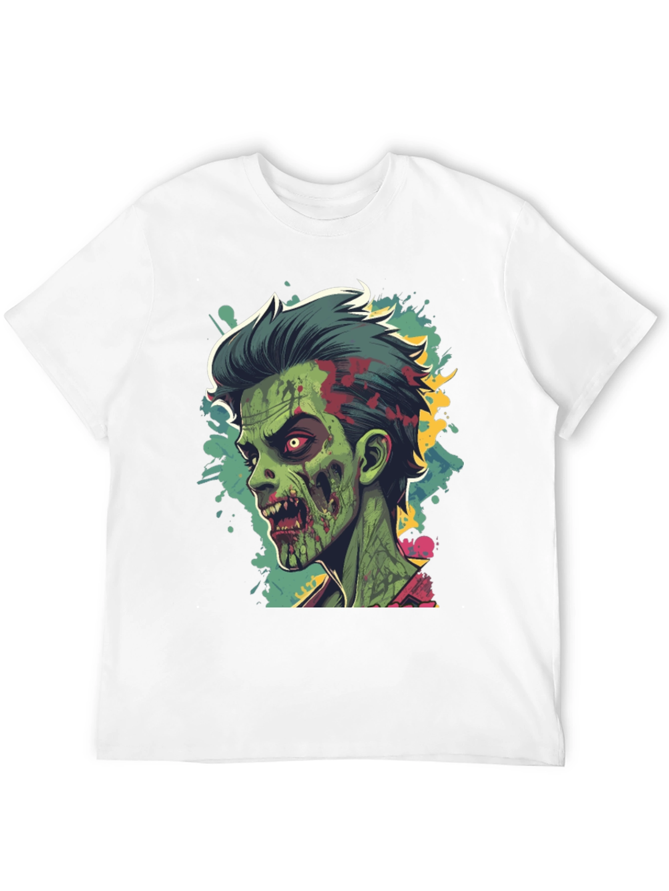 Zombie Graphic Tee - Cool Halloween Style