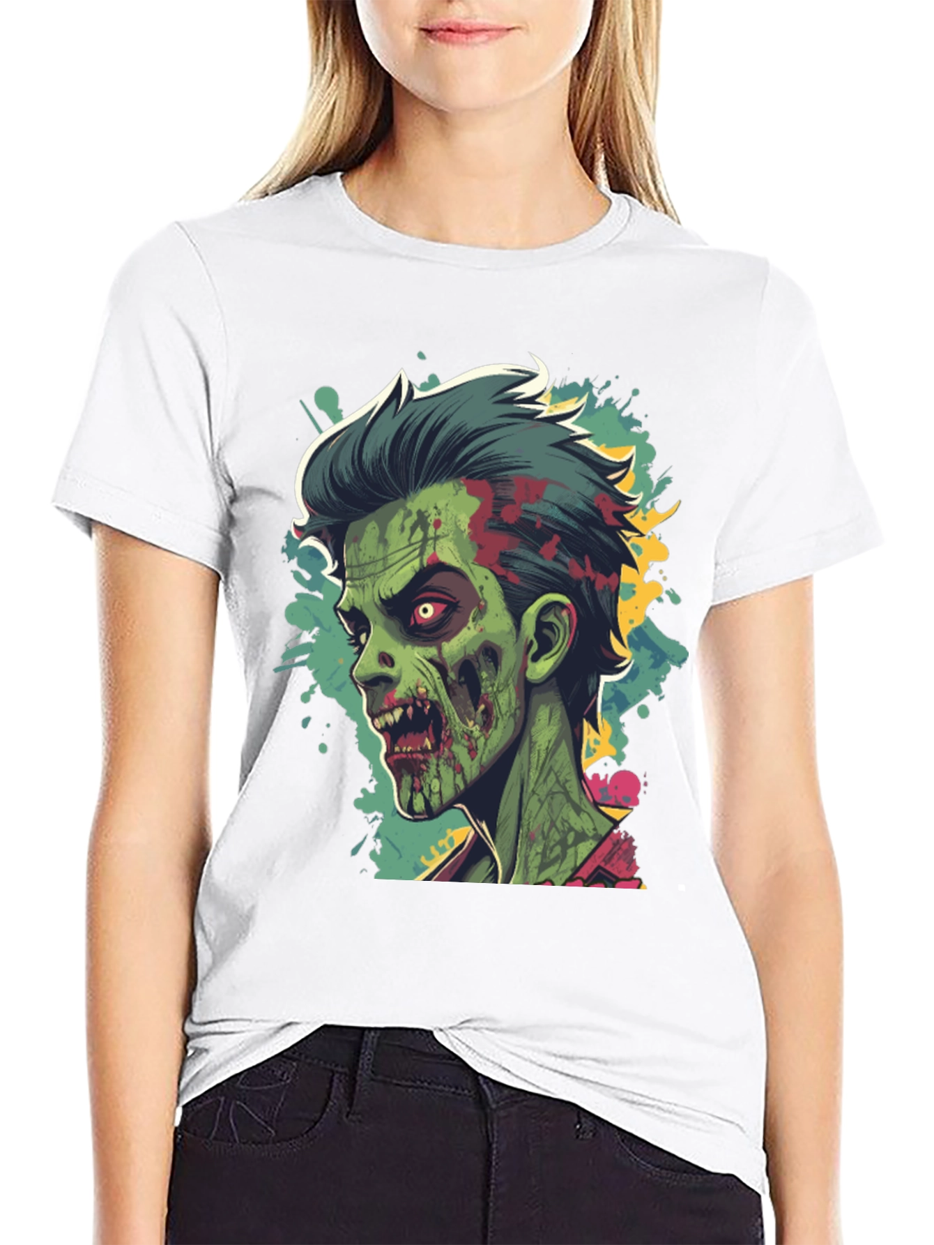 Zombie Graphic Tee - Cool Halloween Style