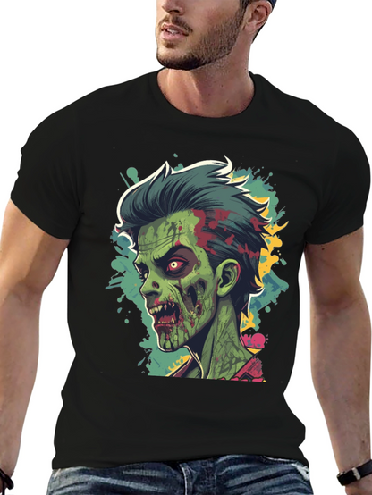 Zombie Graphic Tee - Cool Halloween Style