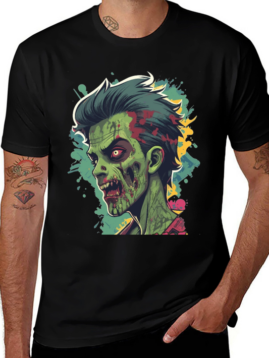 Zombie Graphic Tee - Cool Halloween Style