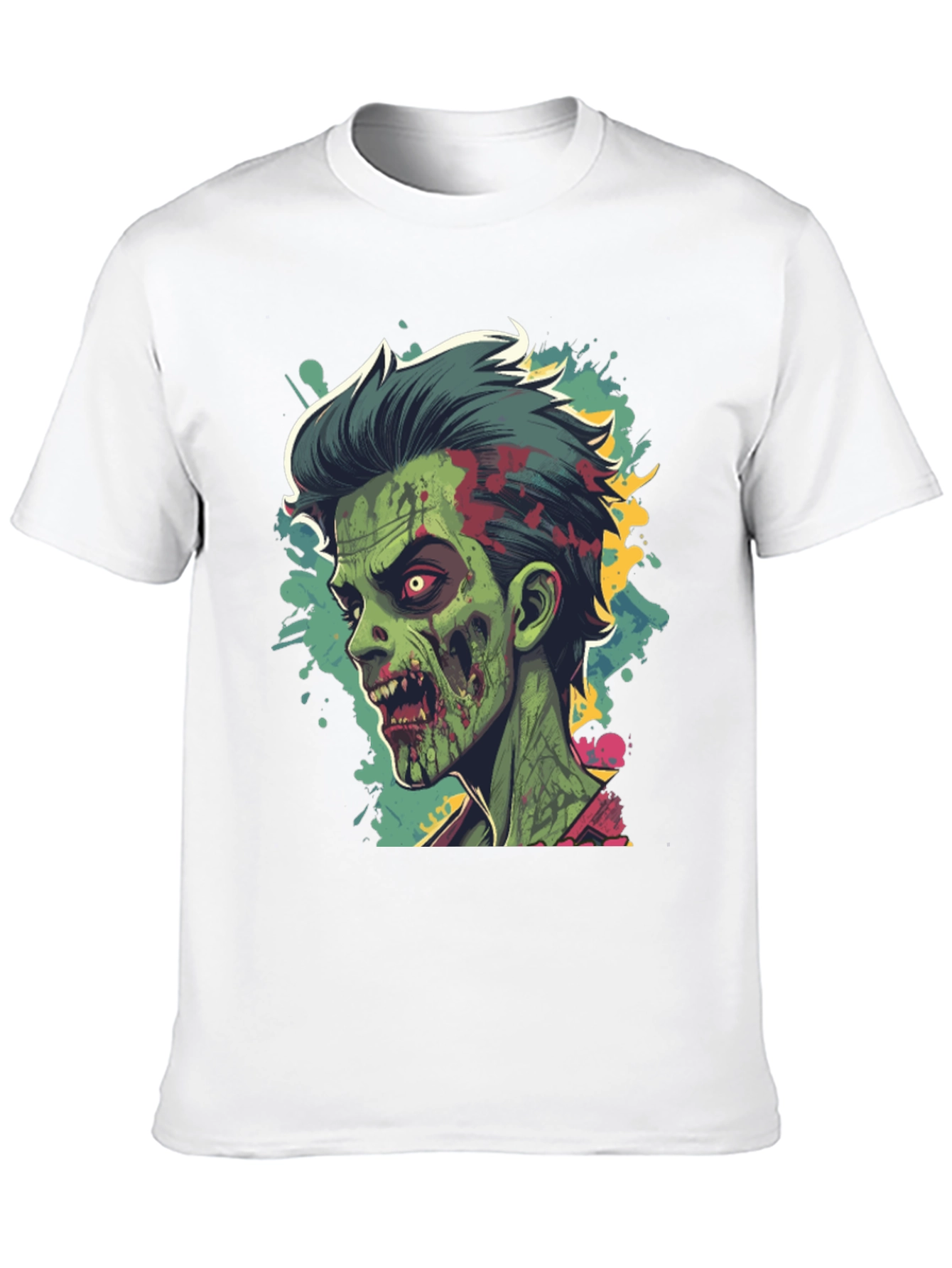 Zombie Graphic Tee - Cool Halloween Style