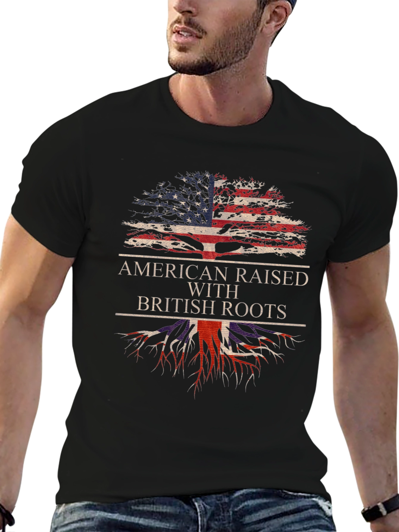 American Raised with British Roots T-Shirt