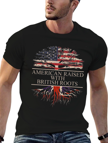 American Raised with British Roots T-Shirt