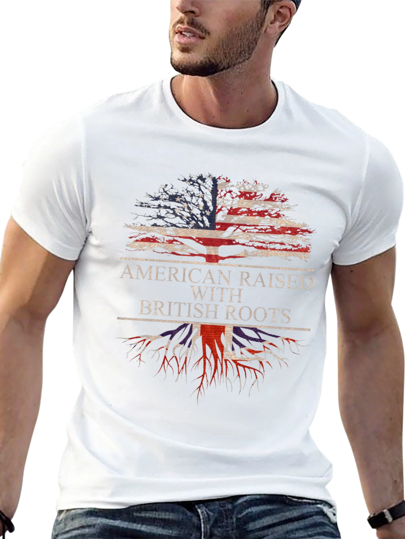 American Raised with British Roots T-Shirt