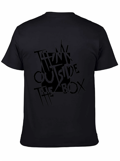 Think Outside The Box Graphic Tee - Black