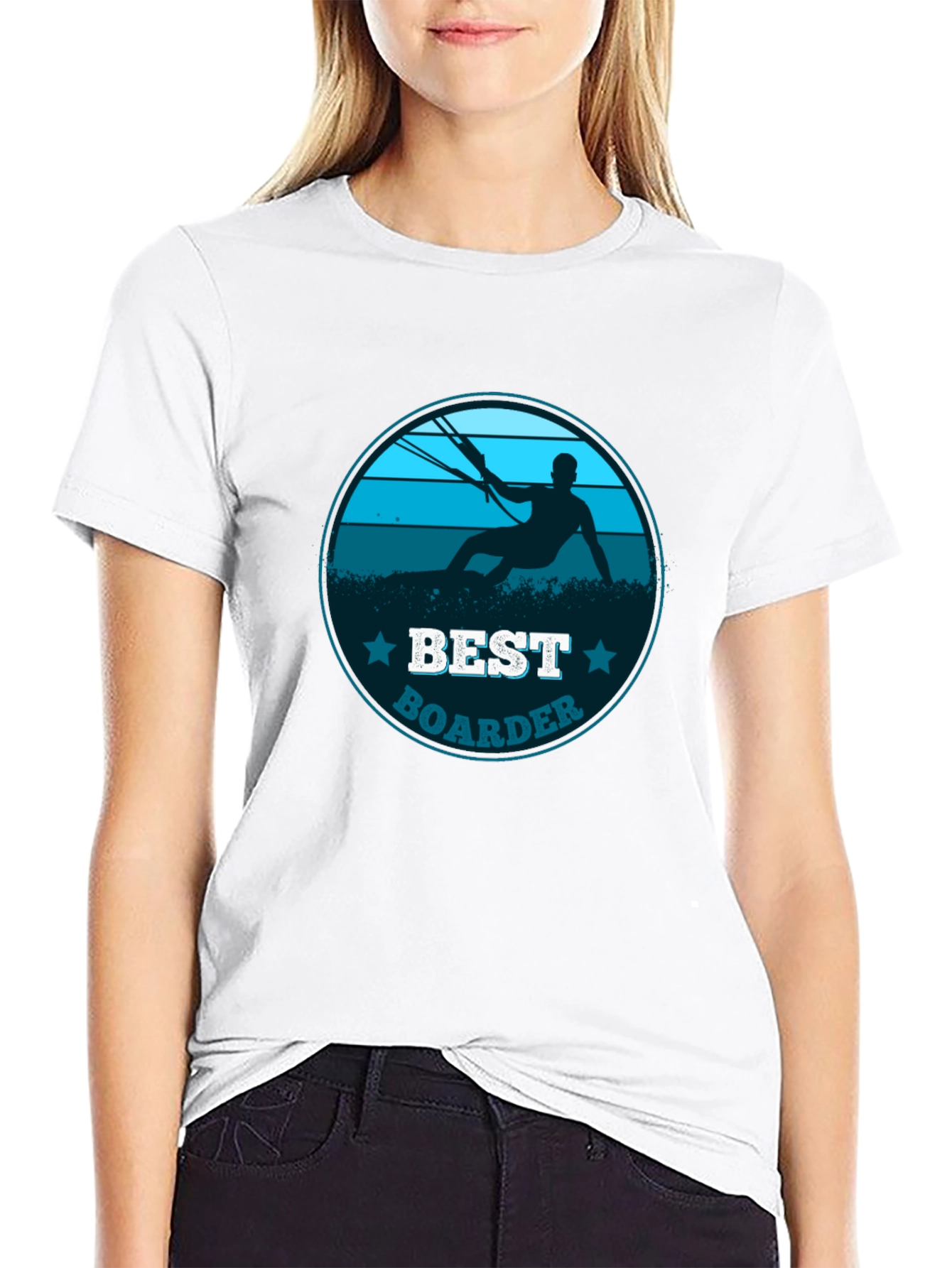 Best Boarder T-Shirt - Kite Surfing Design