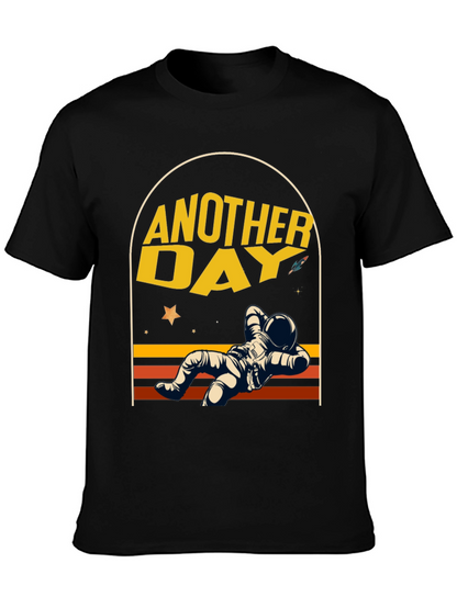 Another Day Astronaut Relaxing Graphic T-Shirt