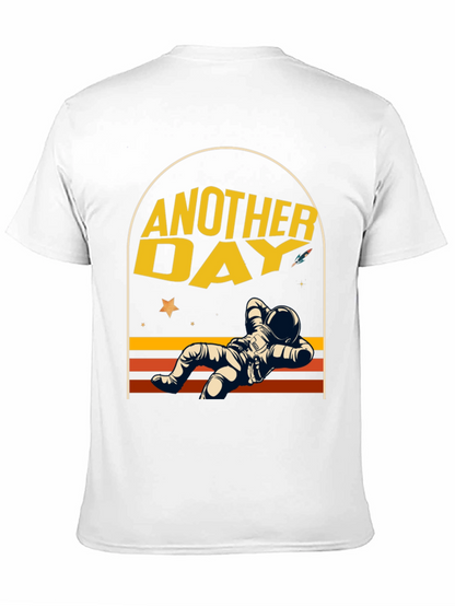 Another Day Astronaut Relaxing Graphic T-Shirt