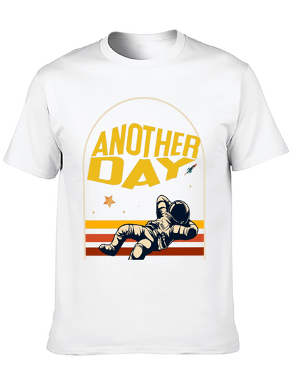 Another Day Astronaut Relaxing Graphic T-Shirt