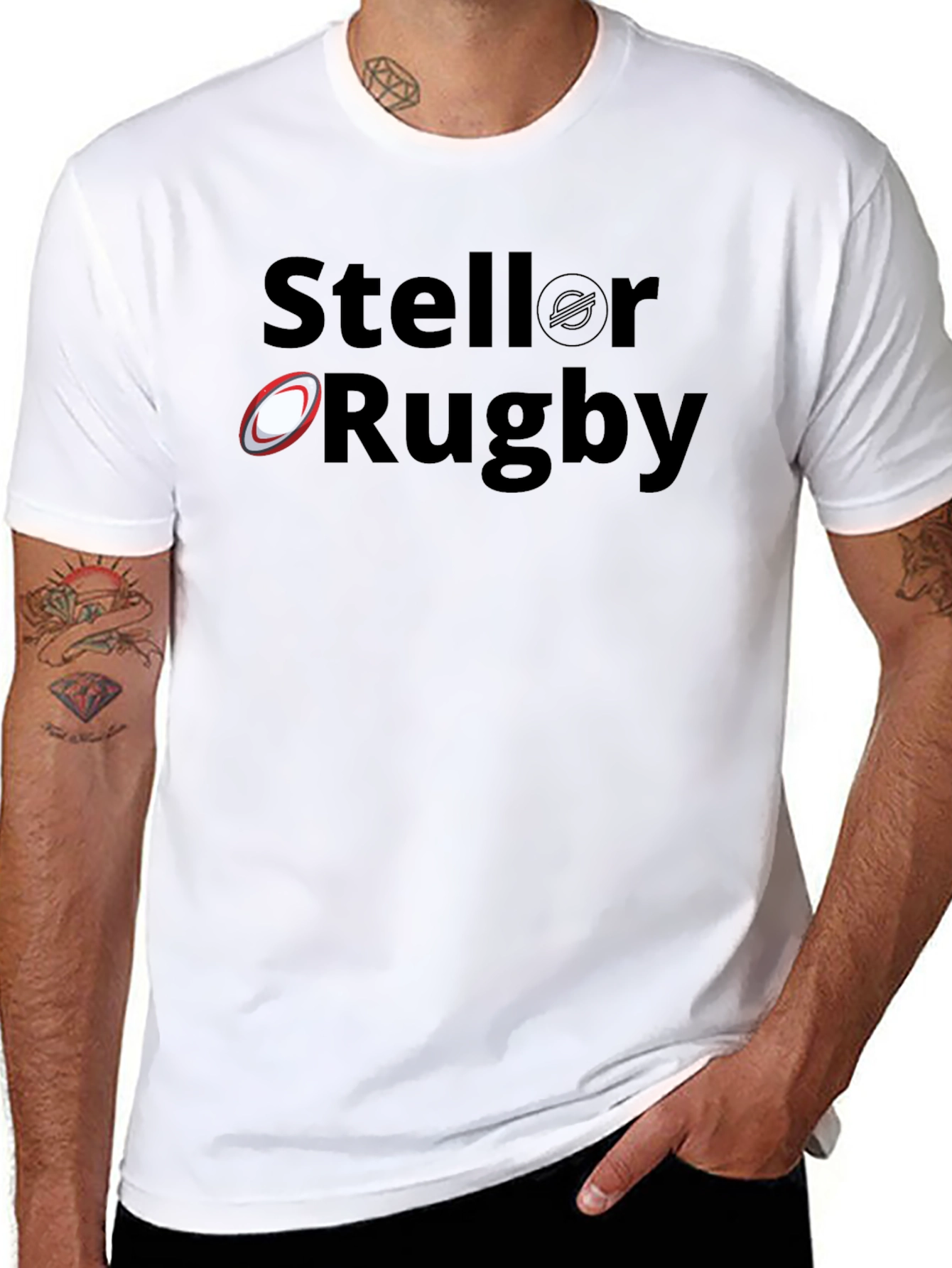 Stellar Rugby Black T-Shirt