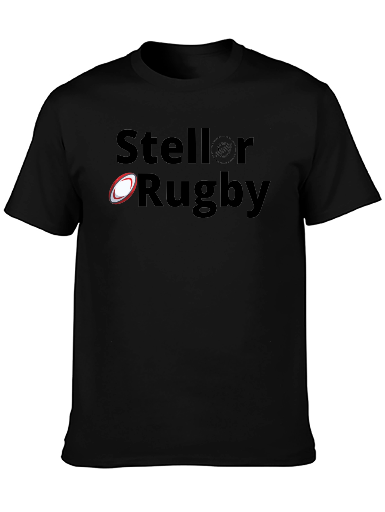 Stellar Rugby Black T-Shirt