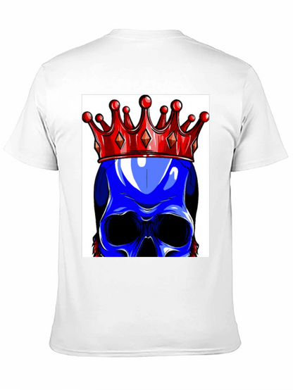 Blue Skull King Graphic Tee