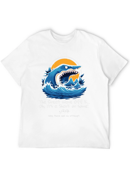 The Great Wave Shark Graphic Tee