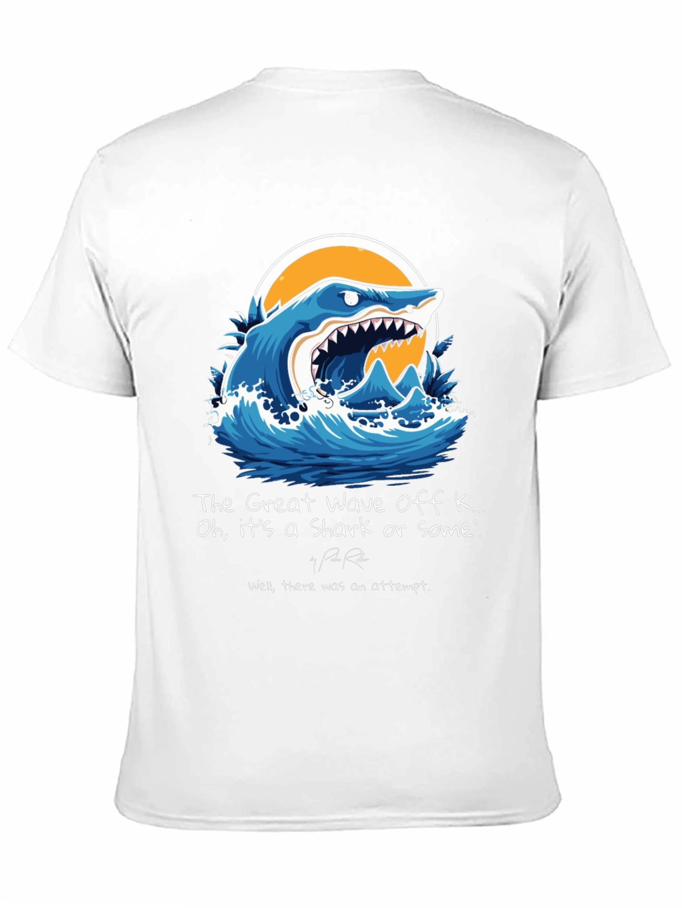 The Great Wave Shark Graphic Tee