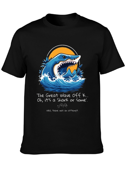 The Great Wave Shark Graphic Tee