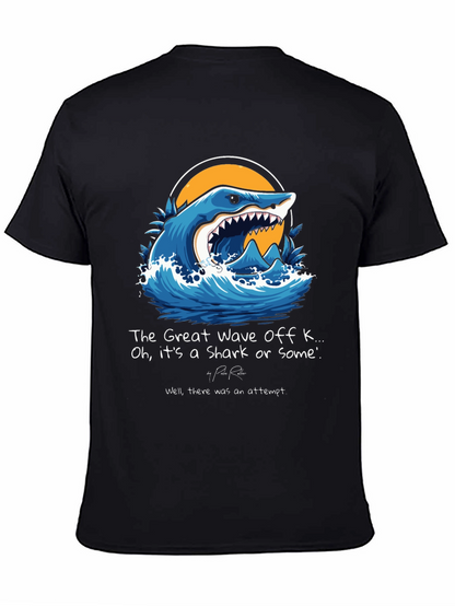 The Great Wave Shark Graphic Tee