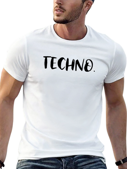 Techno Graphic Tee - Unisex Black T-Shirt