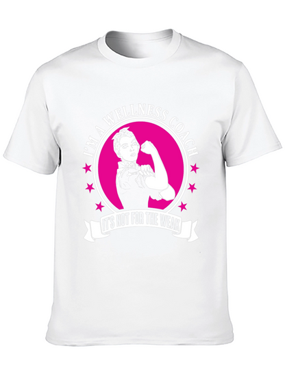Wellness Coach T-Shirt - Rosie the Riveter Style