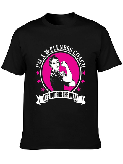 Wellness Coach T-Shirt - Rosie the Riveter Style