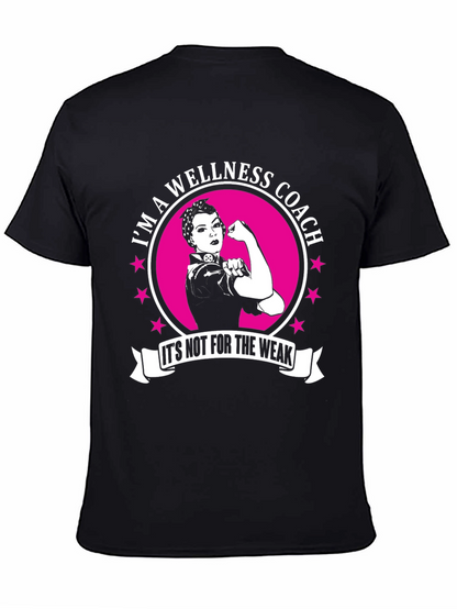 Wellness Coach T-Shirt - Rosie the Riveter Style