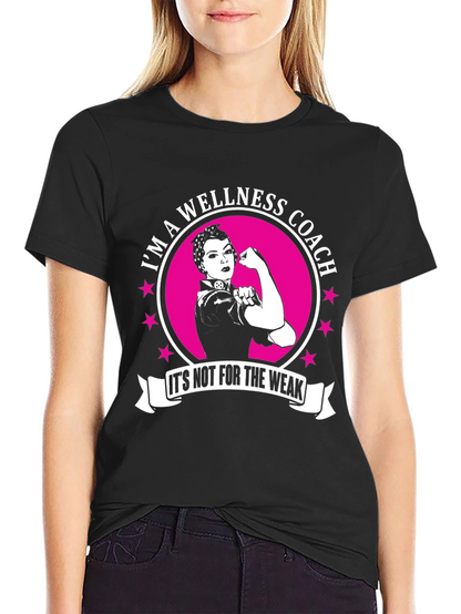 Wellness Coach T-Shirt - Rosie the Riveter Style