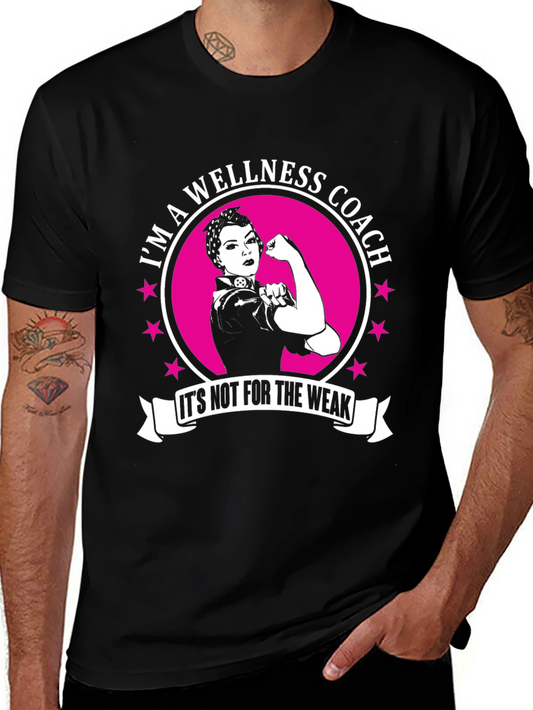 Wellness Coach T-Shirt - Rosie the Riveter Style