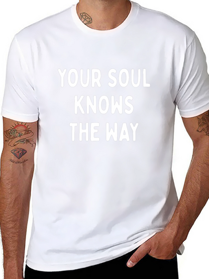 Your Soul Knows the Way Black T-Shirt