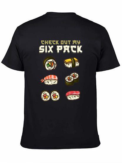 Sushi Six Pack Funny T-Shirt