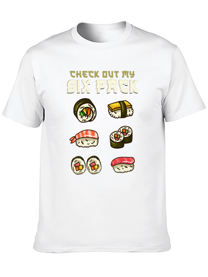 Sushi Six Pack Funny T-Shirt