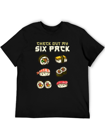 Sushi Six Pack Funny T-Shirt