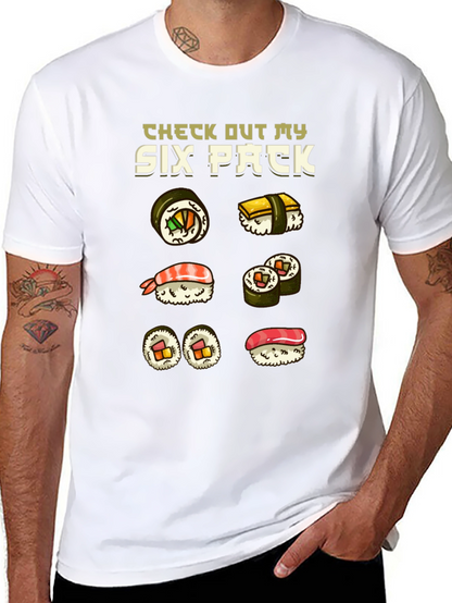 Sushi Six Pack Funny T-Shirt