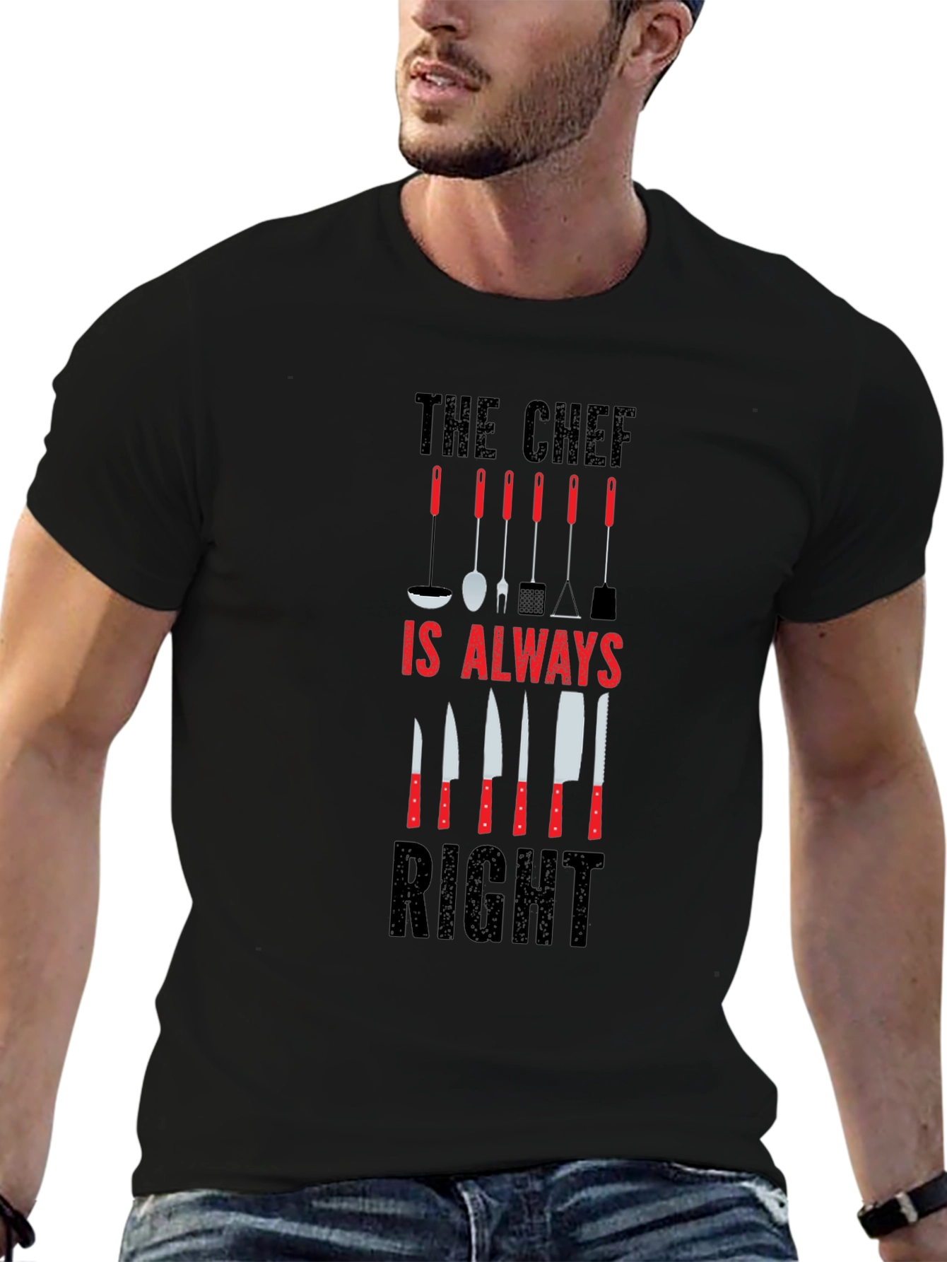 The Chef is Always Right Graphic T-Shirt