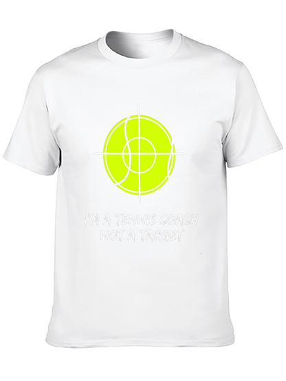 Tennis Coach Tee - Not a Target Graphic T-Shirt