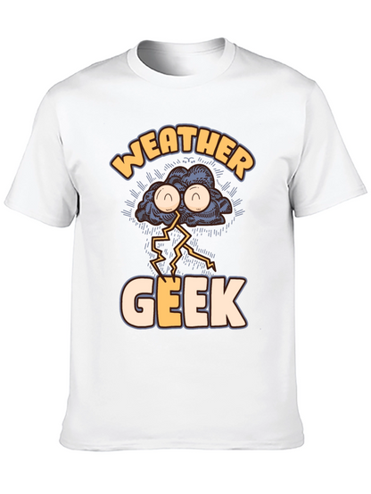 Weather Geek T-Shirt Funny Storm Cloud Design Tee