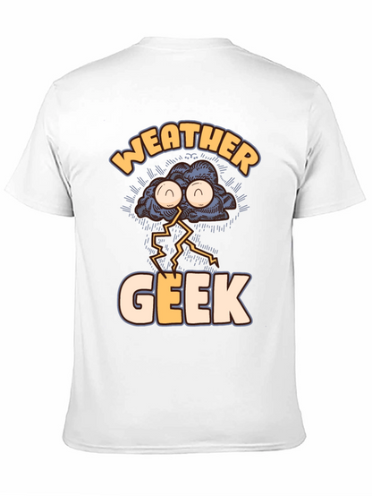 Weather Geek T-Shirt Funny Storm Cloud Design Tee