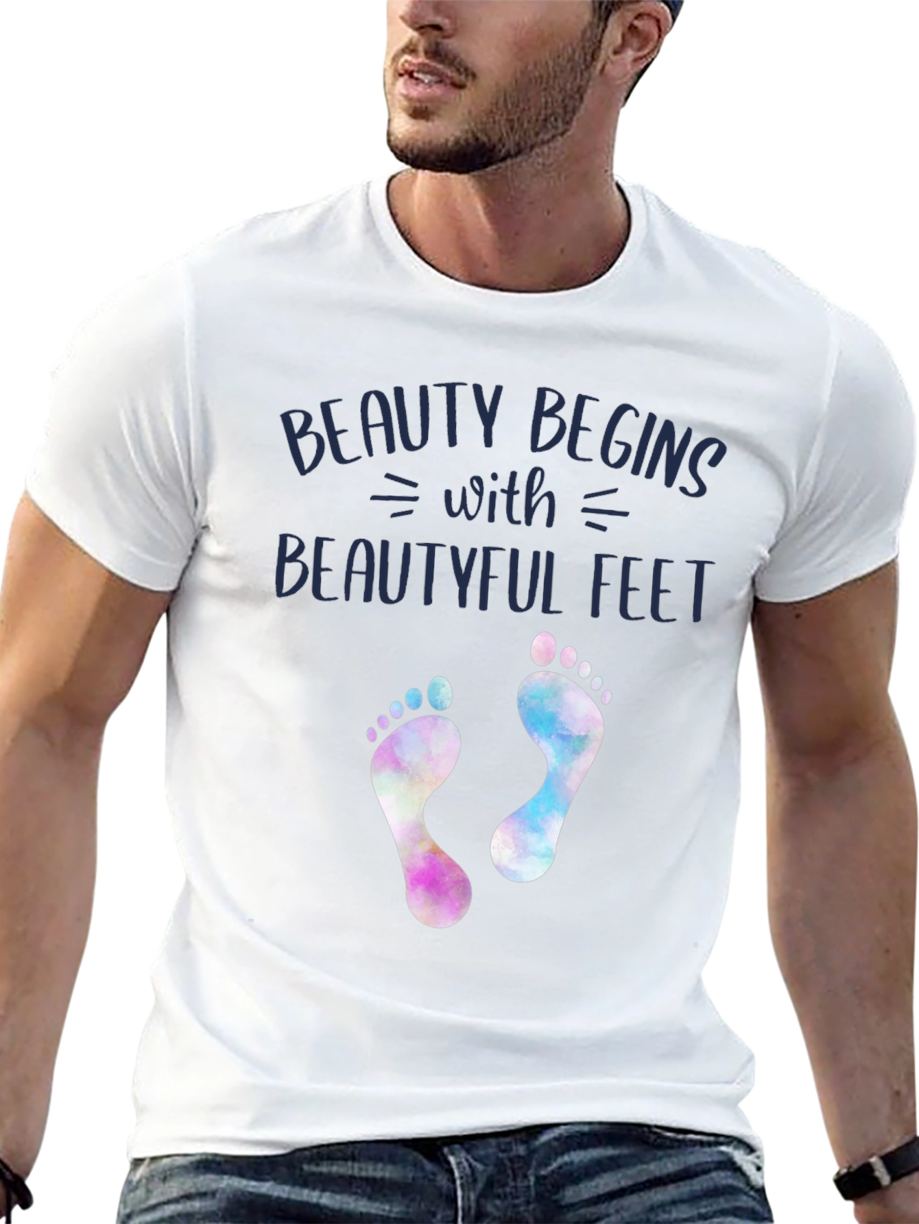 Beauty Begins With Beautiful Feet T-Shirt