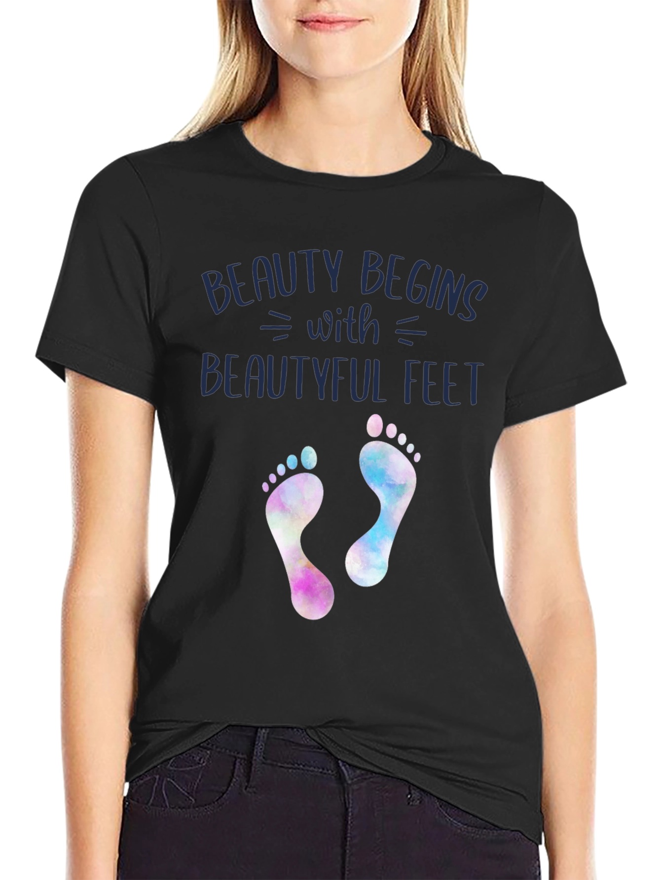 Beauty Begins With Beautiful Feet T-Shirt