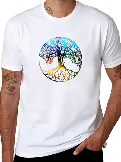 Tree of Life Graphic T-Shirt - Mens Black Tee