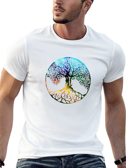 Tree of Life Graphic T-Shirt - Mens Black Tee