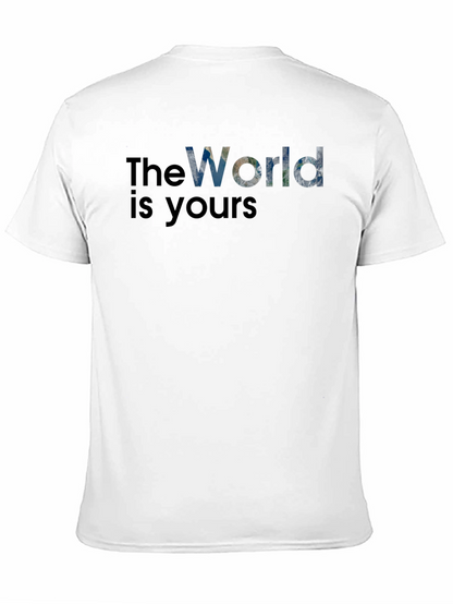 The World Is Yours Graphic T-Shirt - Black
