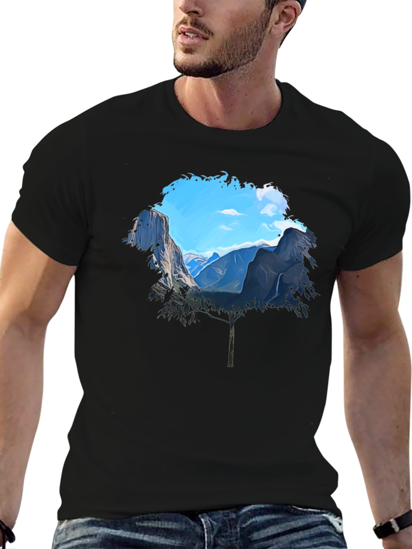 Yosemite Graphic Tee - Nature Inspired Design