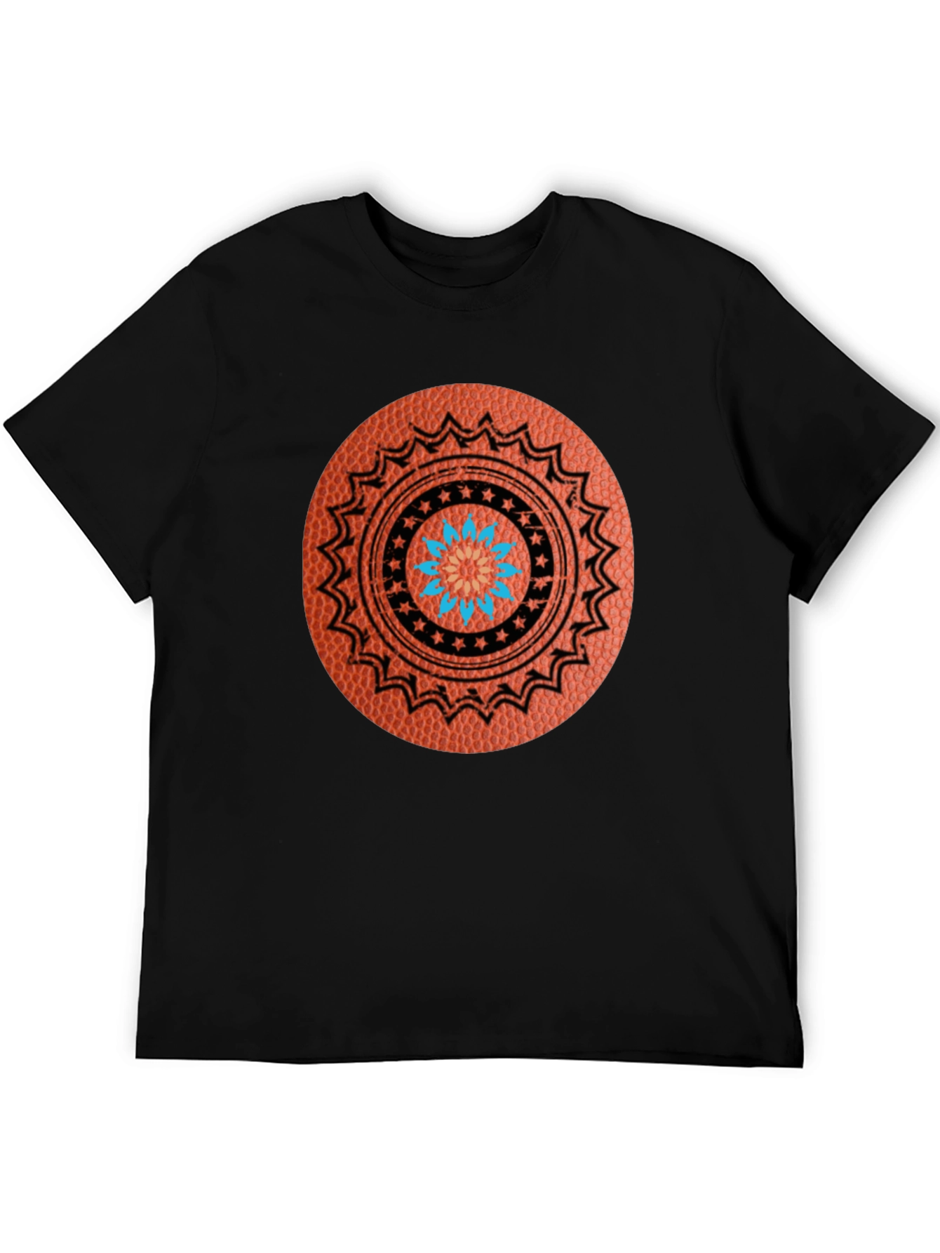Basketball Mandala Graphic T-Shirt