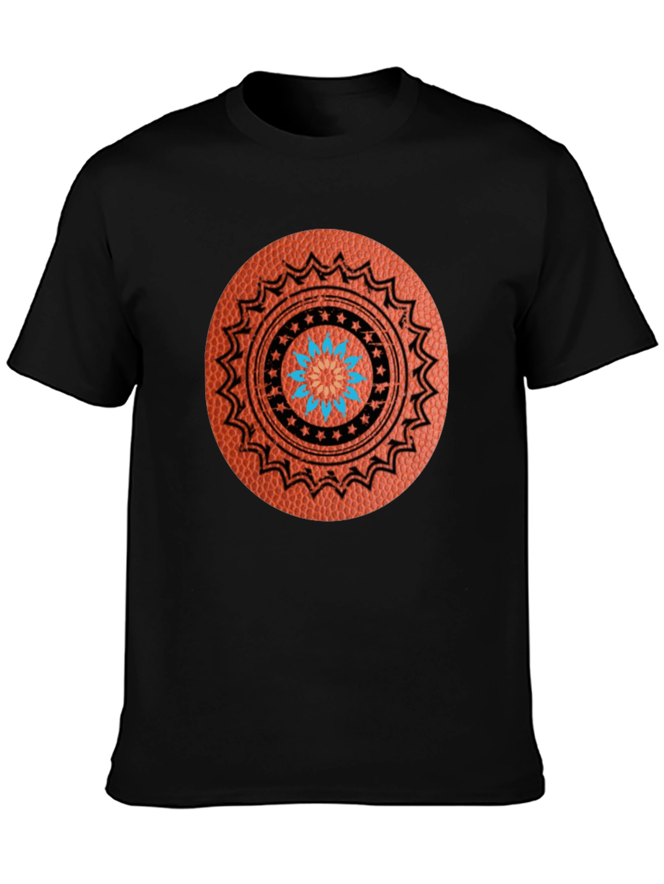 Basketball Mandala Graphic T-Shirt