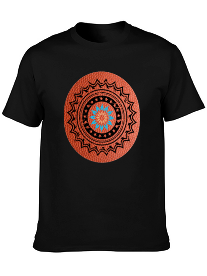 Basketball Mandala Graphic T-Shirt