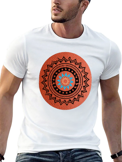 Basketball Mandala Graphic T-Shirt