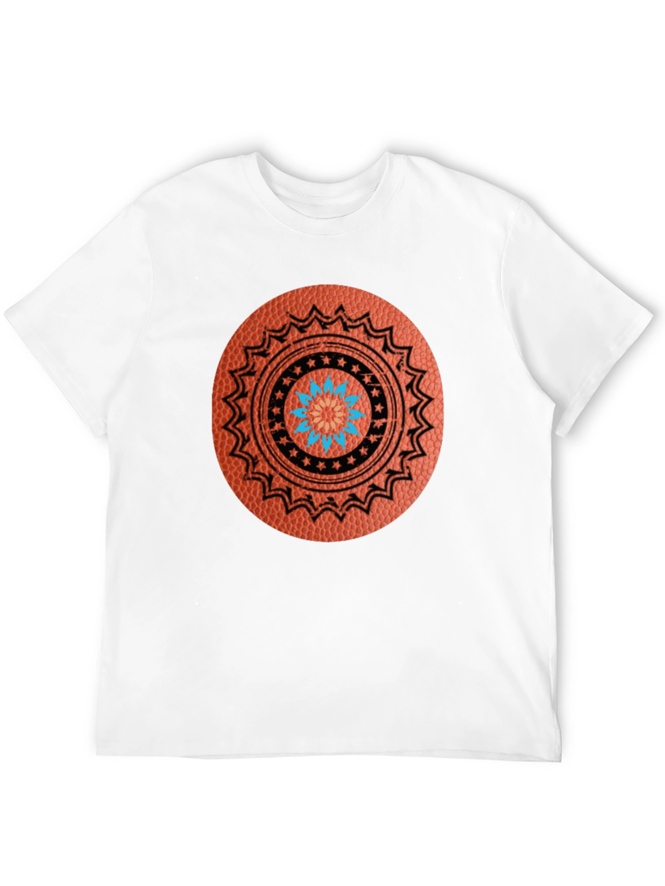 Basketball Mandala Graphic T-Shirt